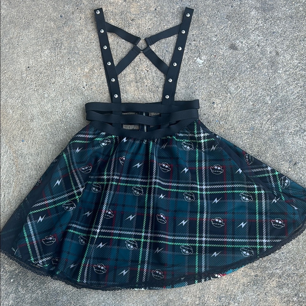 Monster High Green Skater Dress Skirt